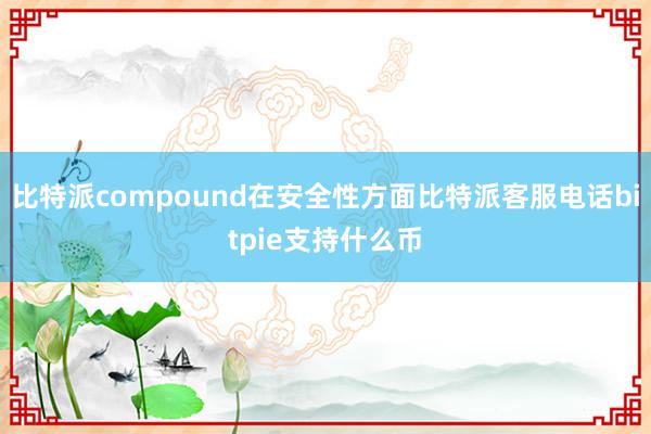 比特派compound在安全性方面比特派客服电话bitpie支持什么币