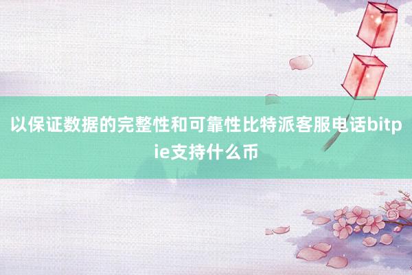 以保证数据的完整性和可靠性比特派客服电话bitpie支持什么币