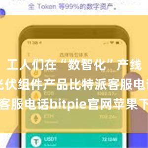 工人们在“数智化”产线上赶制光伏组件产品比特派客服电话bitpie官网苹果下载