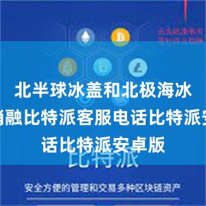 北半球冰盖和北极海冰加速消融比特派客服电话比特派安卓版