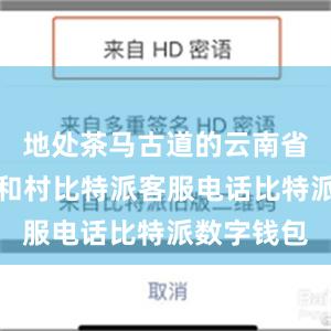 地处茶马古道的云南省普洱市太和村比特派客服电话比特派数字钱包