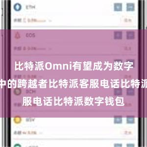 比特派Omni有望成为数字货币领域中的跨越者比特派客服电话比特派数字钱包