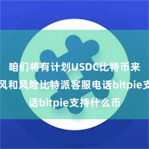 咱们将有计划USDC比特币来往对的上风和风险比特派客服电话bitpie支持什么币