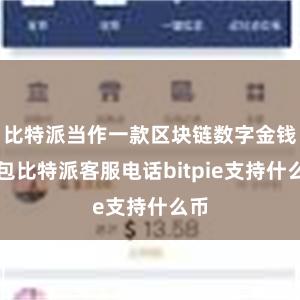 比特派当作一款区块链数字金钱钱包比特派客服电话bitpie支持什么币